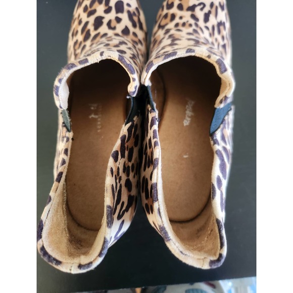 Dr. Scholls All My Life Cheetah Ankle Booties Size 9 - Picture 3 of 7